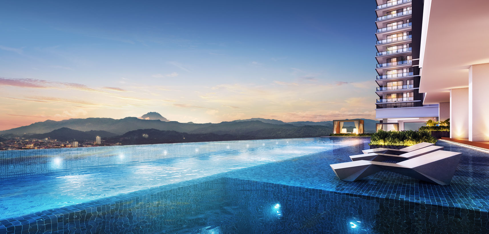 Jesselton Twin Towers swimming pool