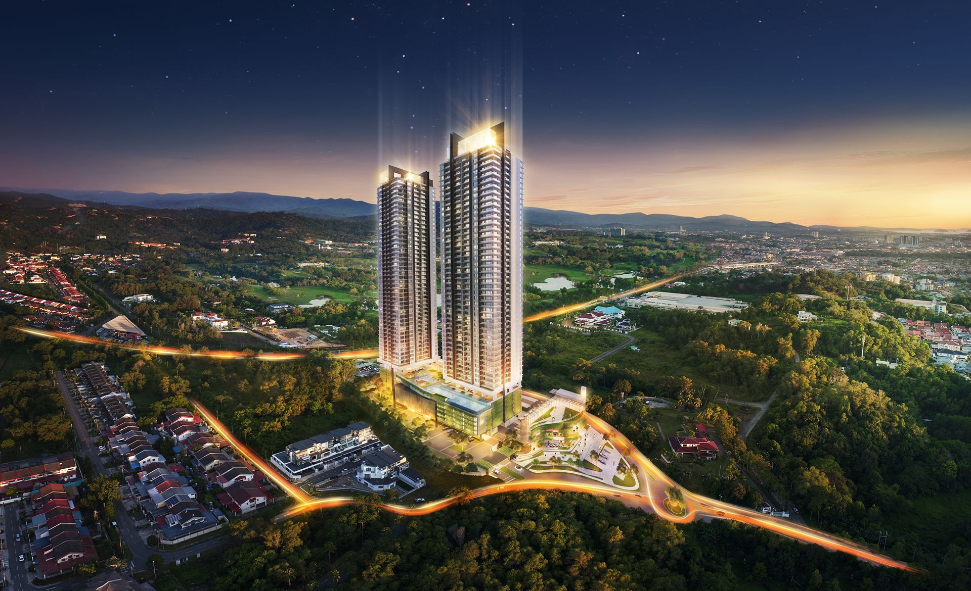 Jesselton Twin Towers